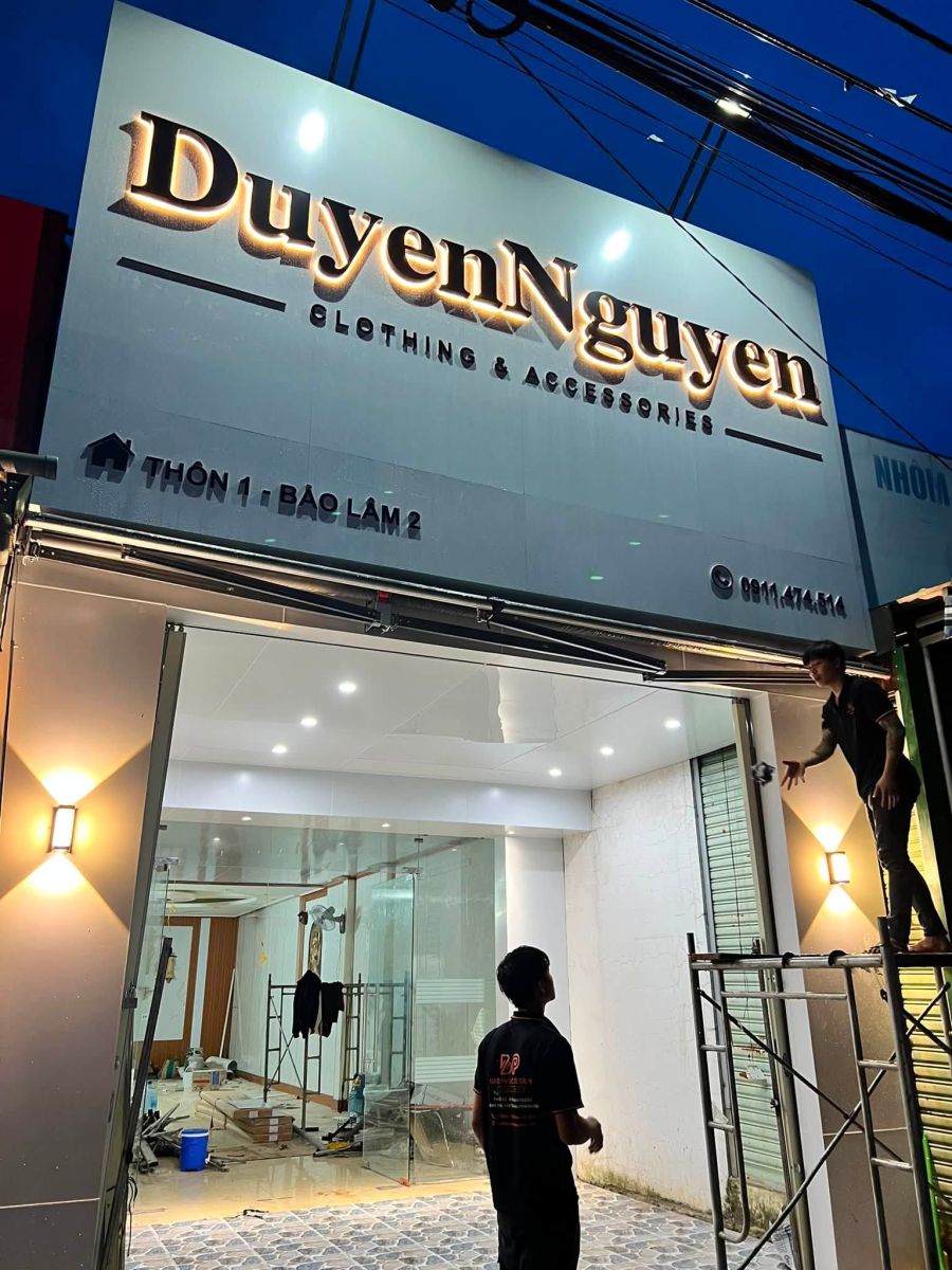 In ấn và thi công biển hiệu trọn gói